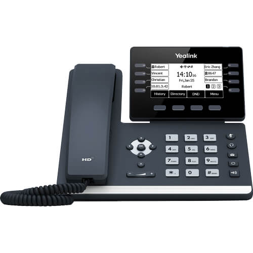 Yealink SIP-T53W, 12 Line IP HD Phone, 3.7' 360 x 160 greyscale screen, HD voice, Dual Gig Ports, Built in Bluetooth and WiFi, USB 2.0 Port, SBC Ready Yealink SIP-T53W, 12 Line IP HD Phone, 3.7' 360 x 160 greyscale screen, HD voice, Dual Gig Ports, Built in Bluetooth and WiFi, USB 2.0 Port, SBC Ready